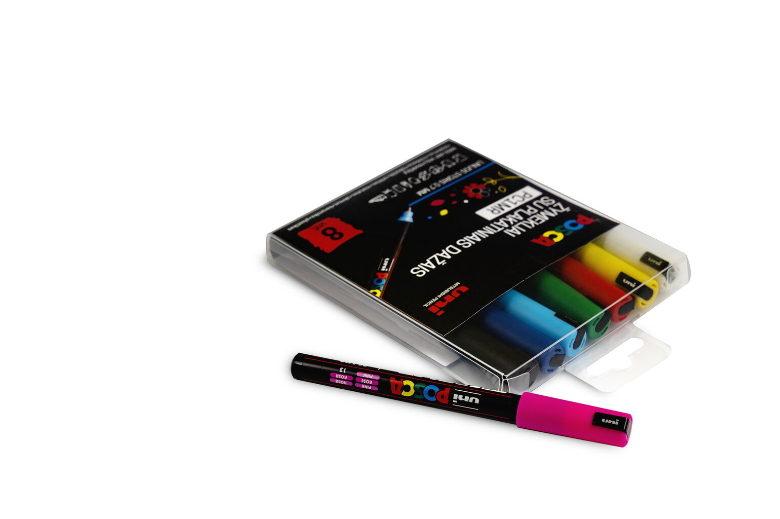 Markerid Uni Ball Posca PC-1MR, 8 tk. hind ja info | Kunstitarbed, voolimise tarvikud | kaup24.ee