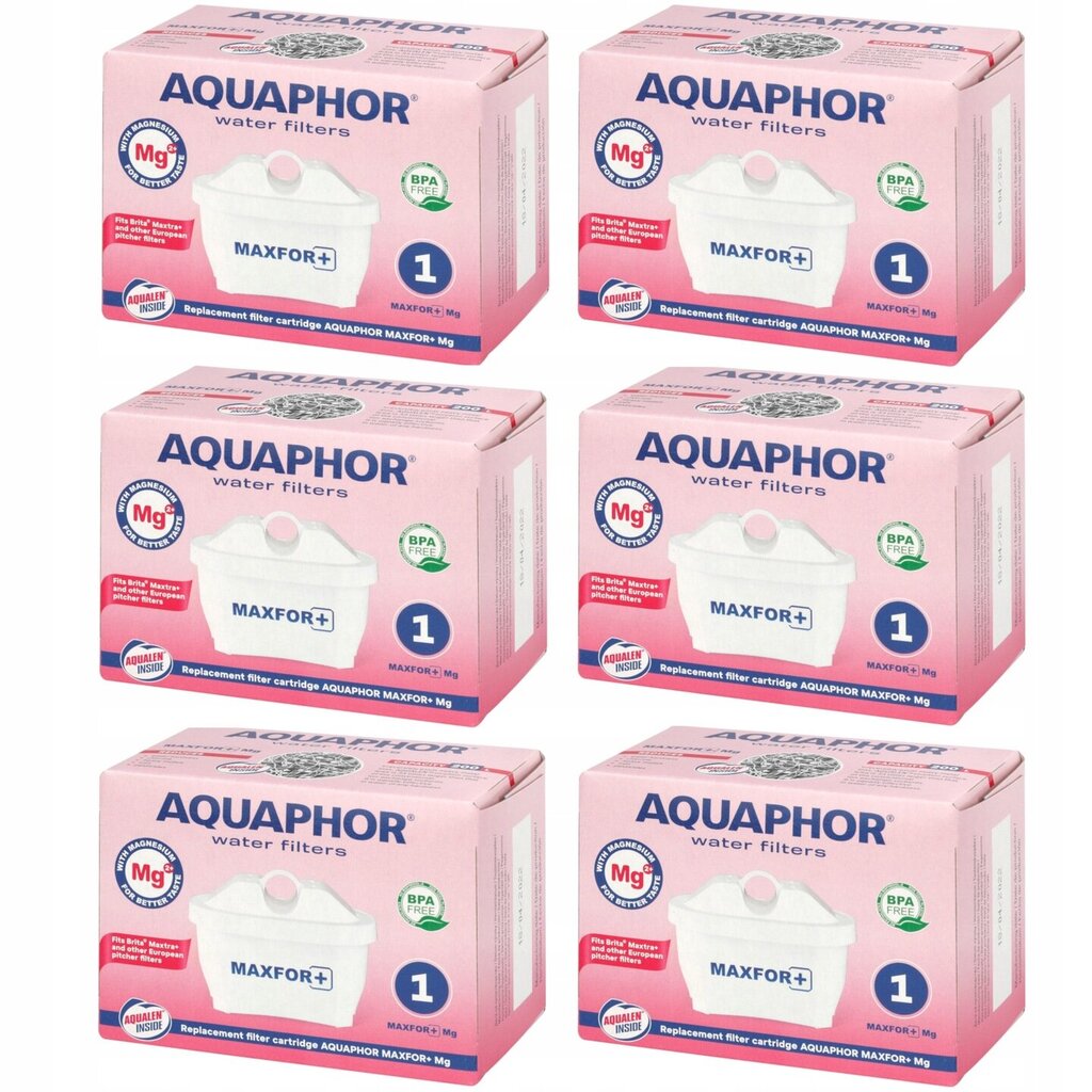 Aquaphor Maxfor, 5 tk. цена и информация | Filterkannud ja filtrid | kaup24.ee