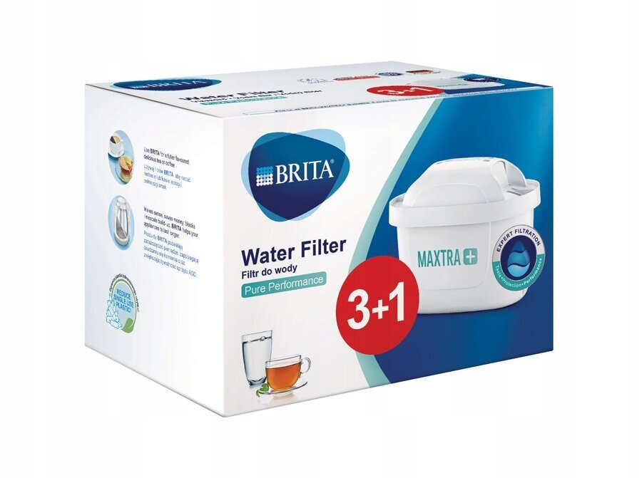 Veefilter Brita Maxtra+ Pure Performance, 4 tk hind ja info | Filterkannud ja filtrid | kaup24.ee