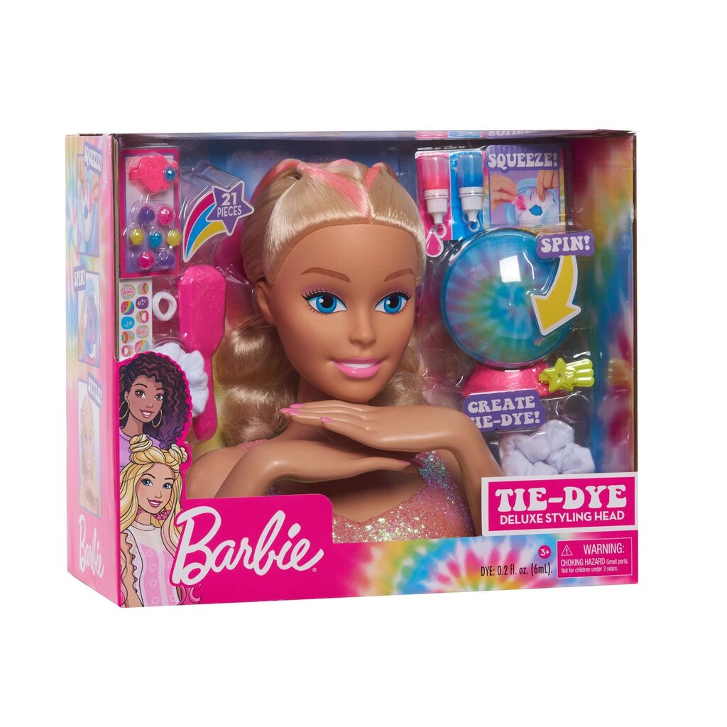 Juukse modelleerimispea Barbie-le + tarvikud hind ja info | Tüdrukute mänguasjad | kaup24.ee