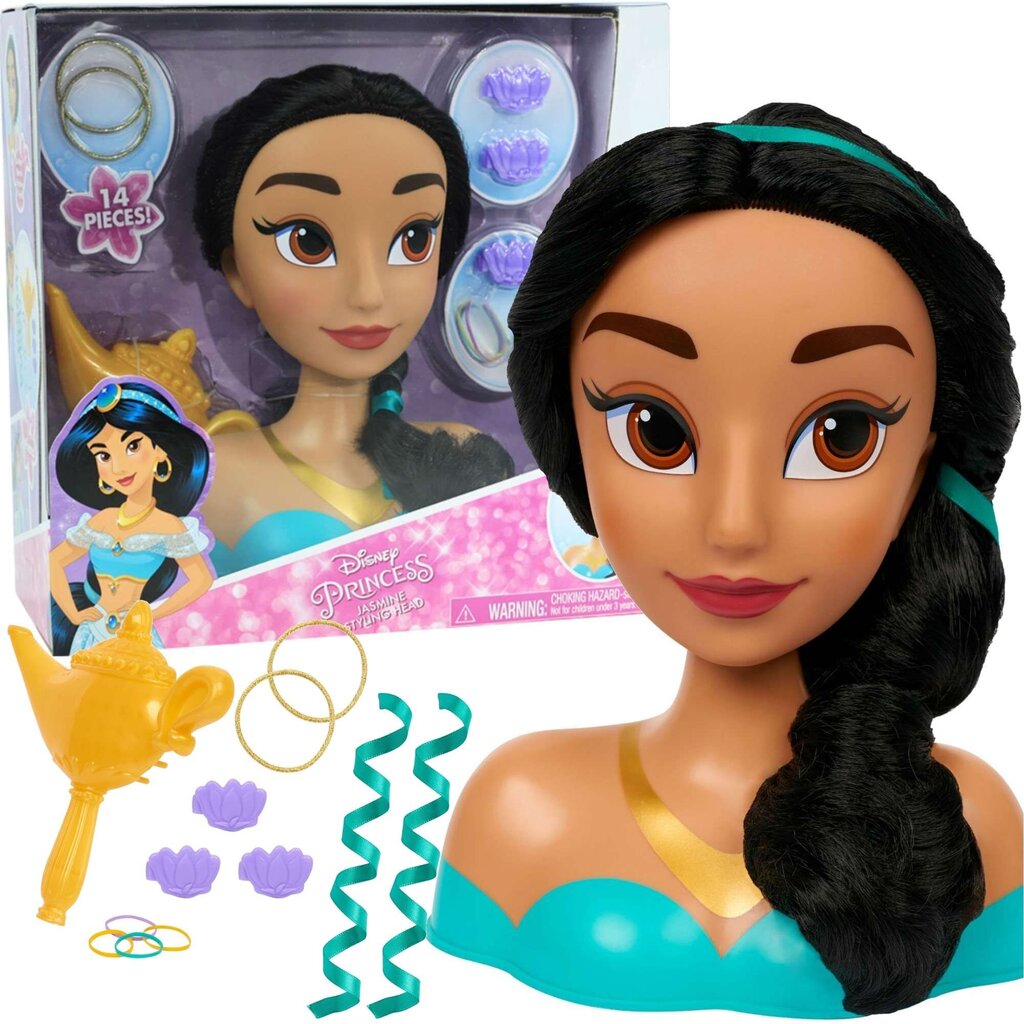 Peamodelleerimisnukk Princess Jasmine + aksessuaarid hind ja info | Tüdrukute mänguasjad | kaup24.ee