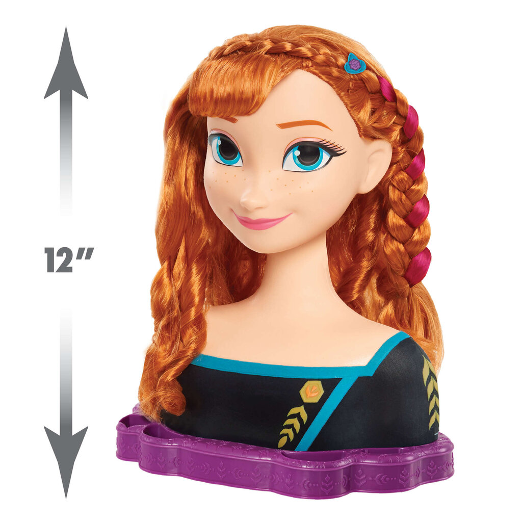 Nukupea Deluxe Princess Anna Frozen + aksessuaarid hind ja info | Tüdrukute mänguasjad | kaup24.ee