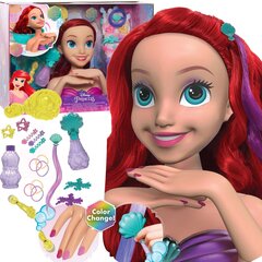 Juukseid modelleeriv nukk aksessuaaridega Deluxe Disney Ariel цена и информация | MUST Металлическая бутылочка с Ярким рисунком (без BPA) (500ml) для мальчиков от 3+ лет Серая с Машинкой | kaup24.ee