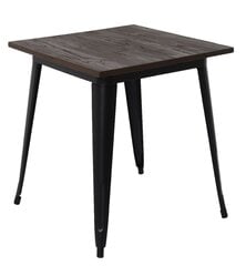 Стол, коричневый/черный цена и информация | Кухонные и обеденные столы | kaup24.ee