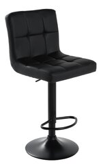 Барный стул Kappa, черный цена и информация | Стулья для кухни и столовой | kaup24.ee