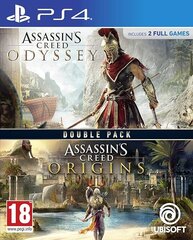 Assassin's Creed Origins + Odyssey Double Pack PS4 цена и информация | Компьютерные игры | kaup24.ee