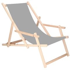 Kokkupandav tool Oxford, hall/pruun цена и информация | Садовые стулья, кресла, пуфы | kaup24.ee