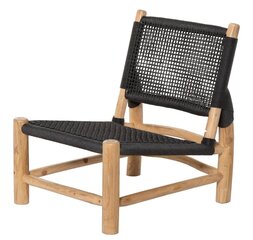 Кресло Ubud, черный/коричневый цвет цена и информация | Кресла | kaup24.ee