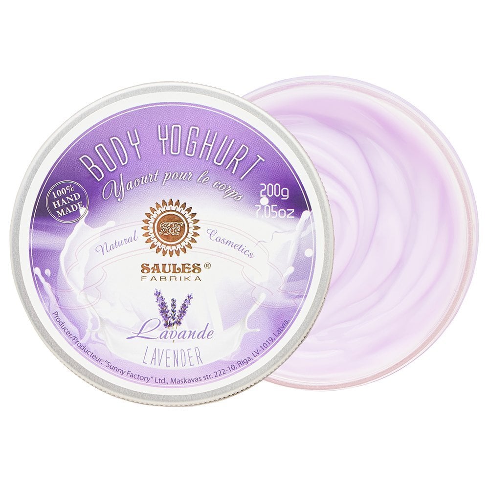 Kehajogurt Lavender Saules Fabrika, 200 g hind ja info | Kehakreemid, kehaspreid | kaup24.ee