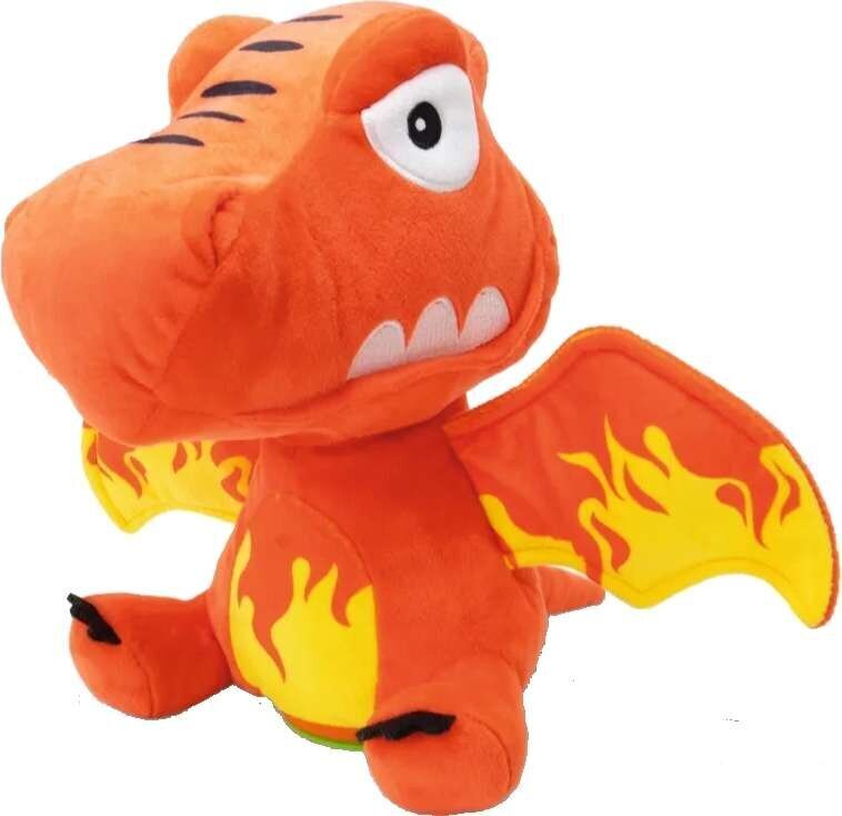 Pehme mänguasi Dinosaur Mega Jajosaurs Lava Slayers Flame, 25 cm цена и информация | Pehmed mänguasjad | kaup24.ee