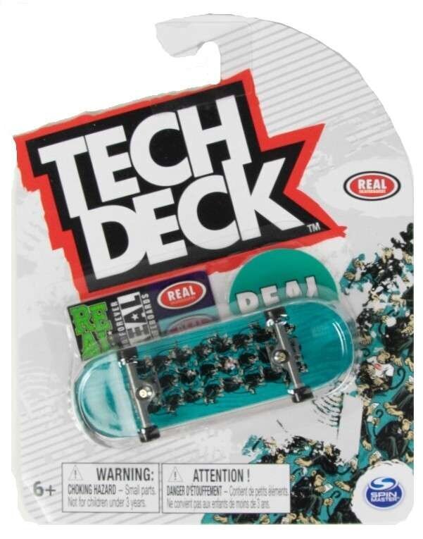 Tech Deck Real Skateboardsi kleebistega sõrmlaud hind ja info | Poiste mänguasjad | kaup24.ee