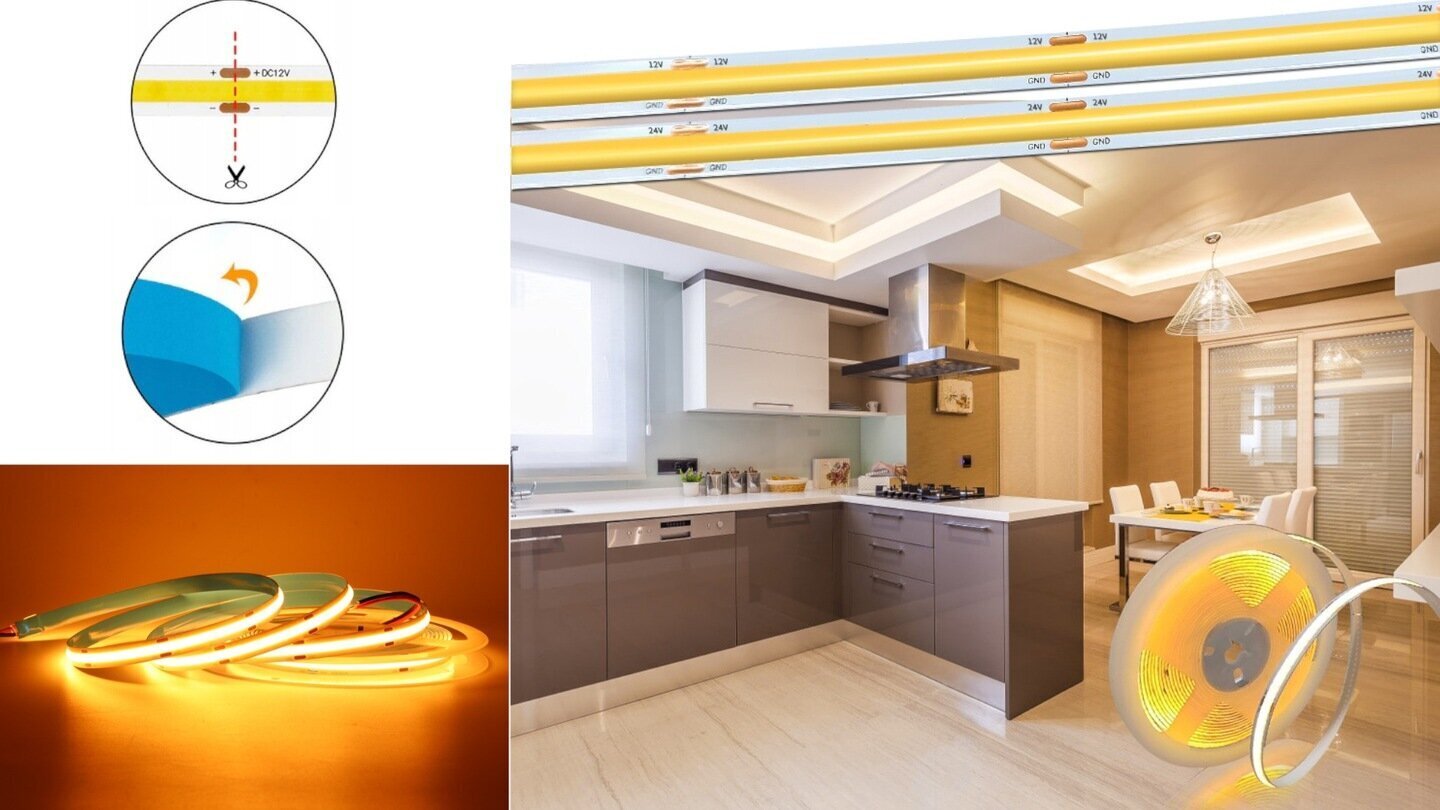 LED riba Neoon COB 12 V, 5m цена и информация | LED ribad | kaup24.ee