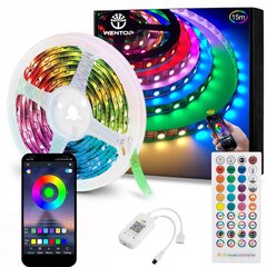 LED riba RGB Bluetooth, 15m цена и информация | Светодиодные ленты | kaup24.ee