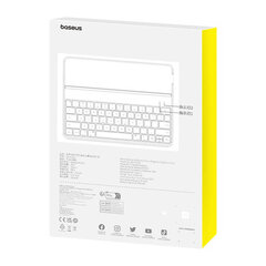 Baseus kaitseõmbris Magnetic Keyboard Case Brilliance Pad 10 10.9", must hind ja info | Tahvelarvuti kaaned ja kotid | kaup24.ee