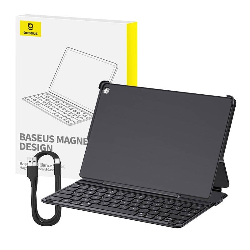 Baseus kaitseümbris Magnetic Keyboard Case Brilliance forPad 10.2", must hind ja info | Tahvelarvuti kaaned ja kotid | kaup24.ee