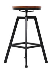 Барный стул, коричневый/черный цвет цена и информация | Стулья для кухни и столовой | kaup24.ee