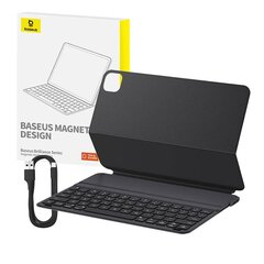 Baseus kaitseümbris Magnetic Keyboard Case Brilliance seadmele Pad Pro12.9", must цена и информация | Чехлы для планшетов и электронных книг | kaup24.ee