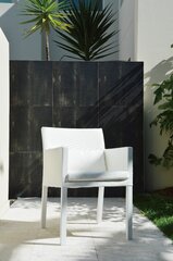 Кресло Lisbon, белое цена и информация | Стулья для кухни и столовой | kaup24.ee