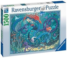 Pusle Ravensburger Puzzle Mermaids, 1500 tk hind ja info | Pusled | kaup24.ee