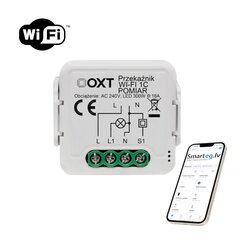 Relee moodul Wi-Fi 1 nupuga 16A + monitooring hind ja info | Nutiseadmed ja aksessuaarid | kaup24.ee