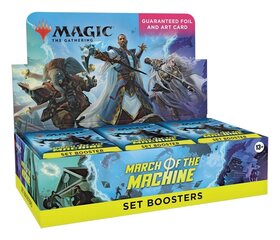 Žaidimo kortų papildymas Magic: The Gathering March of the Machine Set Booster, 30 vnt, ENG цена и информация | Настольные игры, головоломки | kaup24.ee