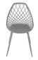 Joy Chair, 48.5x55x47/83.5cm, Pp, Metal Gray Legs hind ja info | Söögilaua toolid, köögitoolid | kaup24.ee