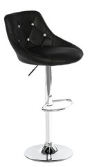 Барный стул Omega, черный цвет цена и информация | Стулья для кухни и столовой | kaup24.ee