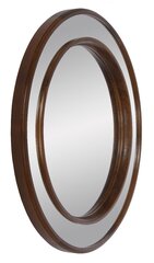 Зеркало Faggio, коричневого цвета цена и информация | Подвесные зеркала | kaup24.ee