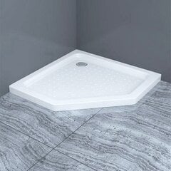 Поддон для душевой кабины Trevi Low Pentagon, 90x90x5 цена и информация | Стойки для душа | kaup24.ee