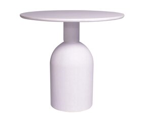 TABLE KAMPALA 80X80X73CM FIBERSTONE WHITE hind ja info | Aialauad | kaup24.ee