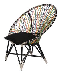 Садовое кресло Ivy, черный/разные цвета цена и информация | Садовые стулья, кресла, пуфы | kaup24.ee