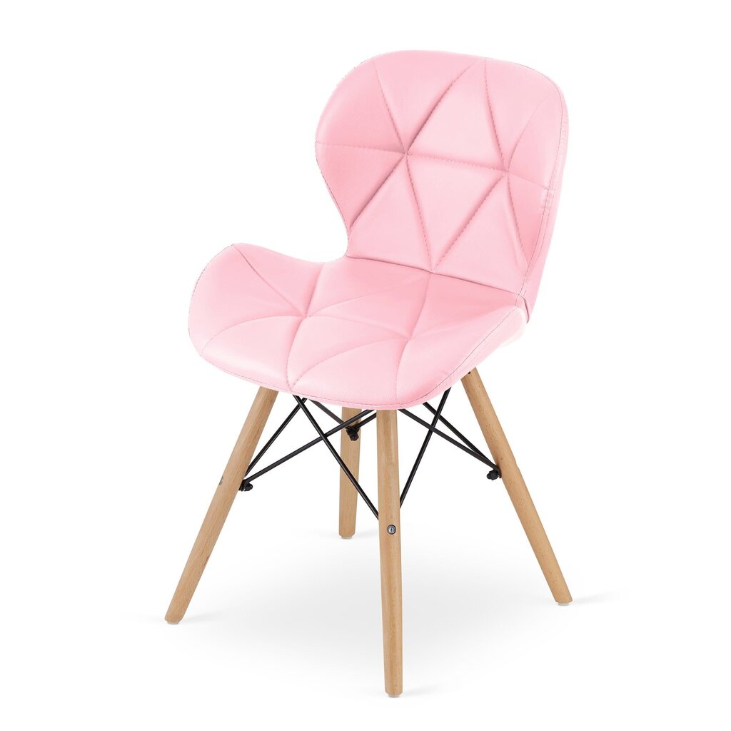 2-tooli komplekt Lago, roosa hind ja info | Söögitoolid, baaritoolid | kaup24.ee