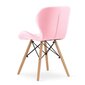 2-tooli komplekt Lago, roosa hind ja info | Söögitoolid, baaritoolid | kaup24.ee