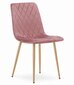 2-tooli komplekt Turin, roosa цена и информация | Söögitoolid, baaritoolid | kaup24.ee