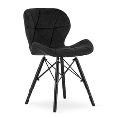 2-tooli komplekt Lago, must hind ja info | Söögilaua toolid, köögitoolid | kaup24.ee