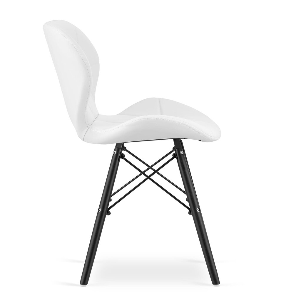 2-tooli komplekt Lago, valge hind ja info | Söögitoolid, baaritoolid | kaup24.ee