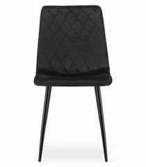 Комплект из 3-х стульев Turin, черного цвета цена и информация | Стулья для кухни и столовой | kaup24.ee