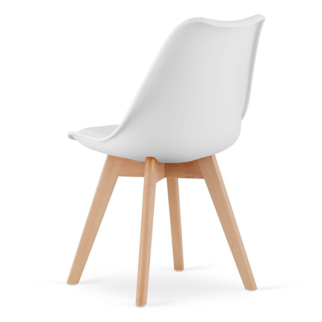 2-tooli komplekt Mark, valge hind ja info | Söögilaua toolid, köögitoolid | kaup24.ee