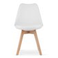 2-tooli komplekt Mark, valge hind ja info | Söögilaua toolid, köögitoolid | kaup24.ee