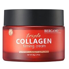 Pinguldav näokreem Bergamo Triple Collagen Firming, 50 g. hind ja info | Näokreemid | kaup24.ee