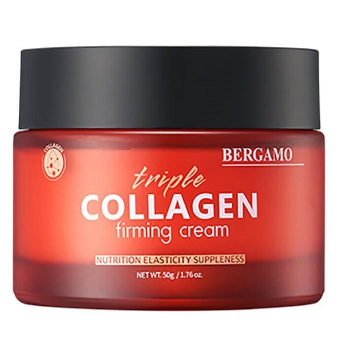 Pinguldav näokreem Bergamo Triple Collagen Firming, 50 g. цена и информация | Näokreemid | kaup24.ee