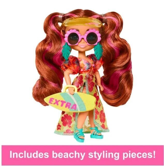 Nukk Barbie Extra Fly Minis Beach hind ja info | Tüdrukute mänguasjad | kaup24.ee