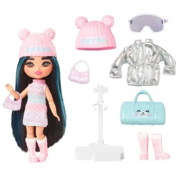 Nukk Barbie Extra Fly Minis Winter цена и информация | Tüdrukute mänguasjad | kaup24.ee