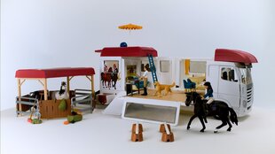 Arklių transporteris Schleich Horse Club цена и информация | Развивающий мелкую моторику - кинетический песок KeyCraft NV215 (80 г) детям от 3+ лет, бежевый | kaup24.ee