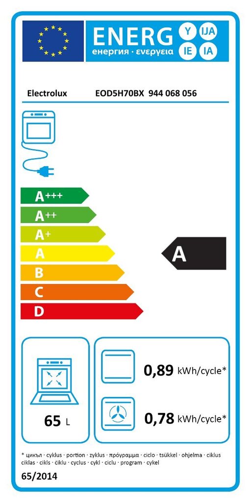 Electrolux EOD5H70BX hind ja info | Ahjud | kaup24.ee