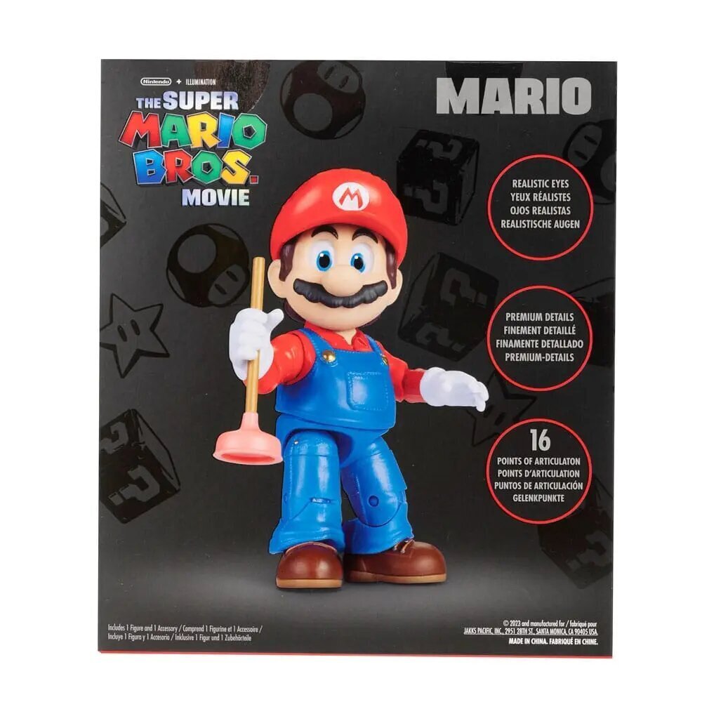 Otse „Super Mario Bros. Movie” on see ametlikult litsentseeritud tegevus näitaja. See on u. 13 cm pikk ja kaasas tarvikud blisterpakendis. цена и информация | Poiste mänguasjad | kaup24.ee