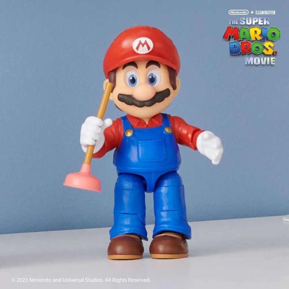 Otse „Super Mario Bros. Movie” on see ametlikult litsentseeritud tegevus näitaja. See on u. 13 cm pikk ja kaasas tarvikud blisterpakendis. hind ja info | Poiste mänguasjad | kaup24.ee