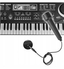 "Lazy Kid" klaverid 61 klahviga + mikrofon цена и информация | Развивающие игрушки | kaup24.ee
