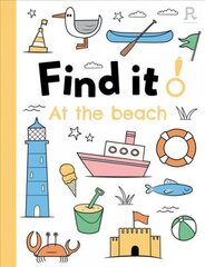 Find it! At the beach цена и информация | Книги для подростков и молодежи | kaup24.ee