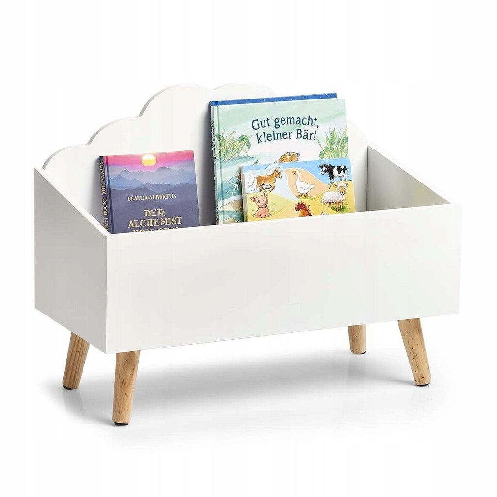 Kast mänguasjade ja raamatute hoidmiseks Zeller pilv valge hind ja info | Lastetoa riiulid | kaup24.ee